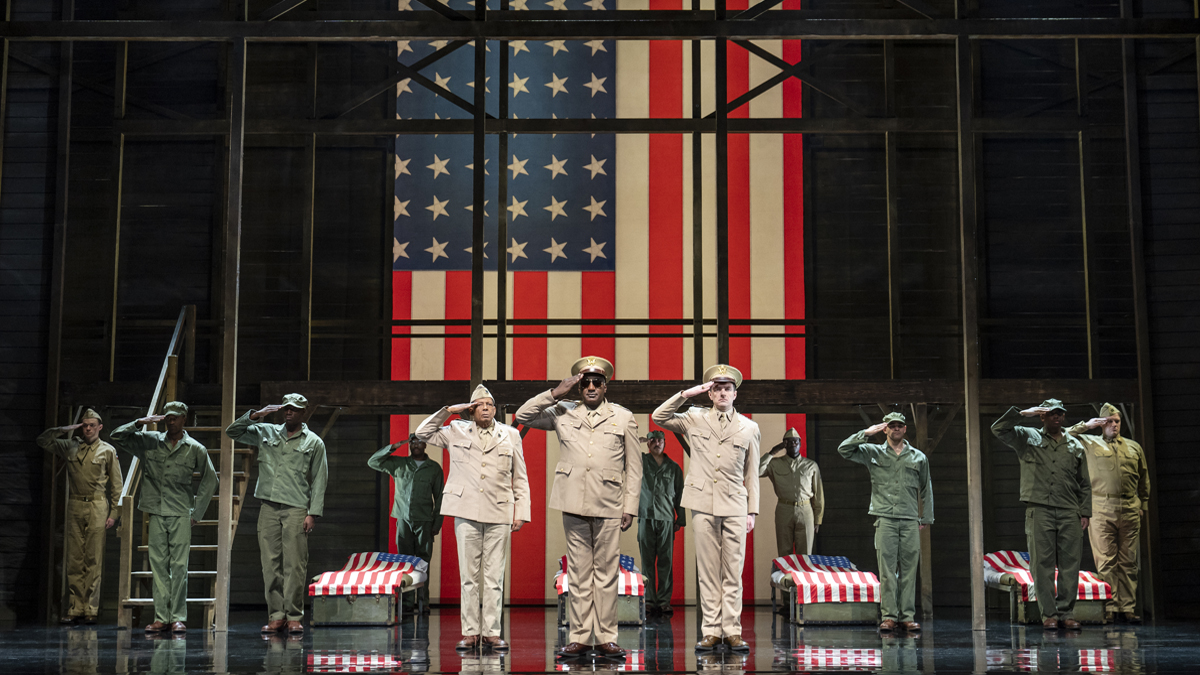 0042r The Cast of the National Tour of A Soldiers Play photo by Joan Marcus