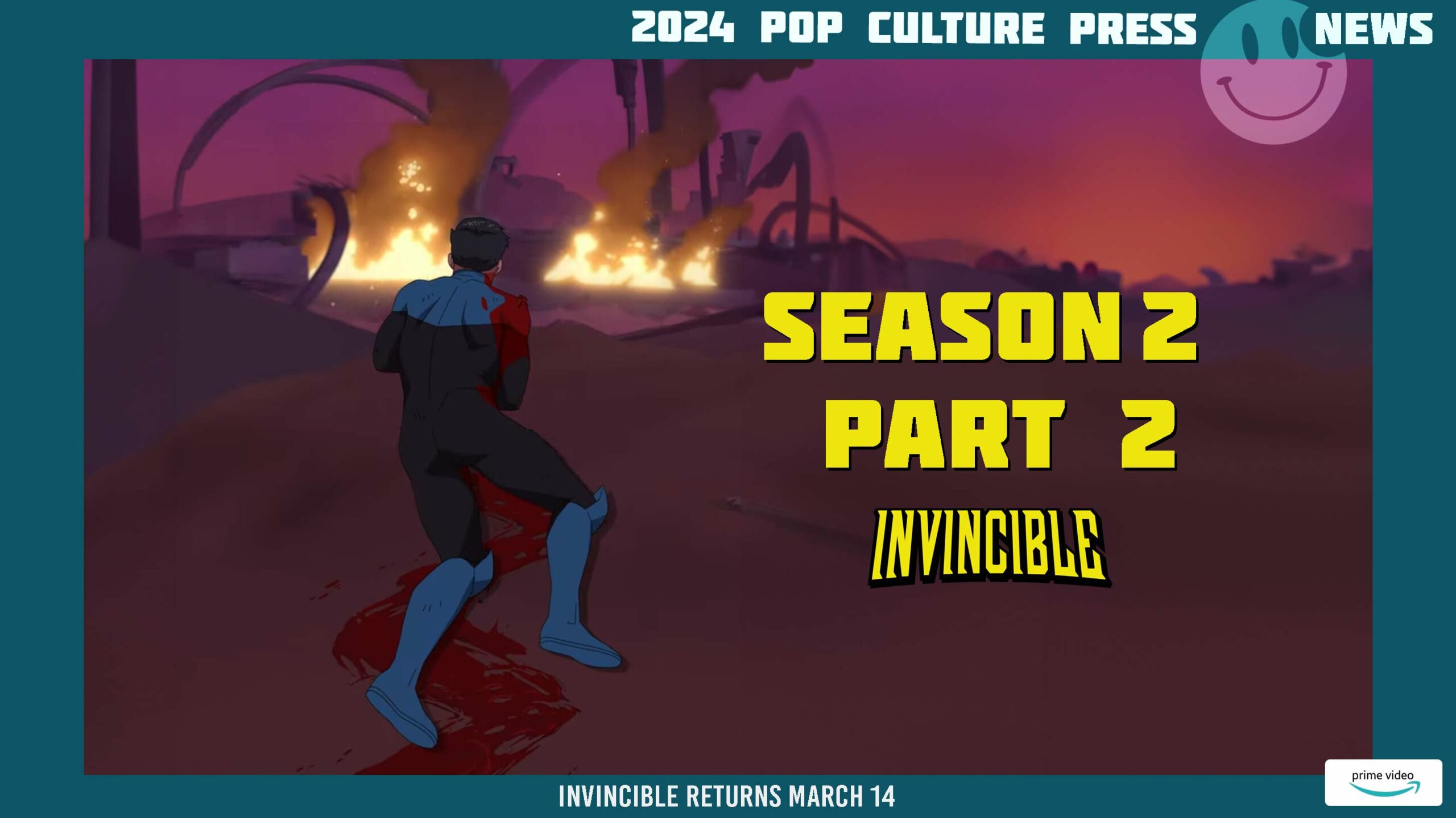 Amazon Studios announces the date Season 2, Part 2 of Invincible.