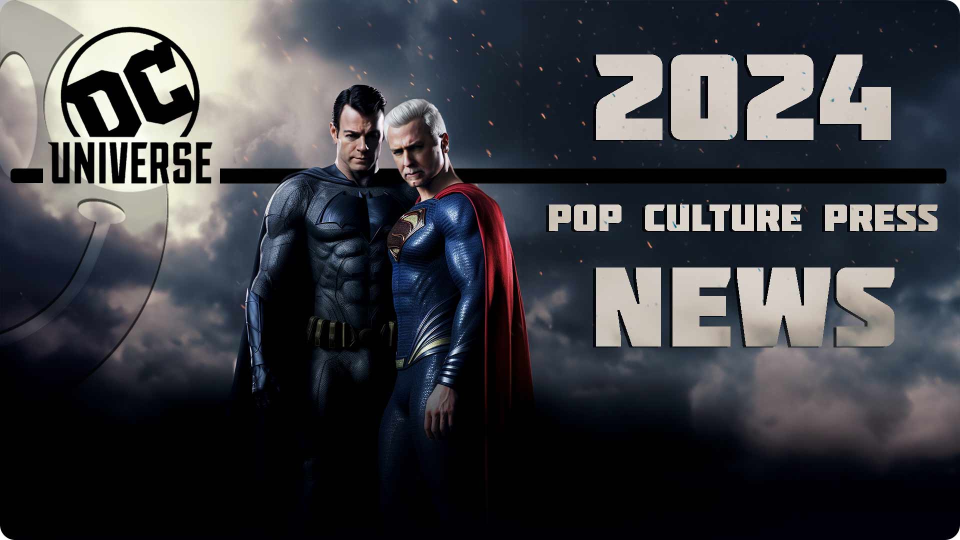 Warner Bros DC Universe News for 2024 featuring Studio Heads, Peter Safran and James Gunn