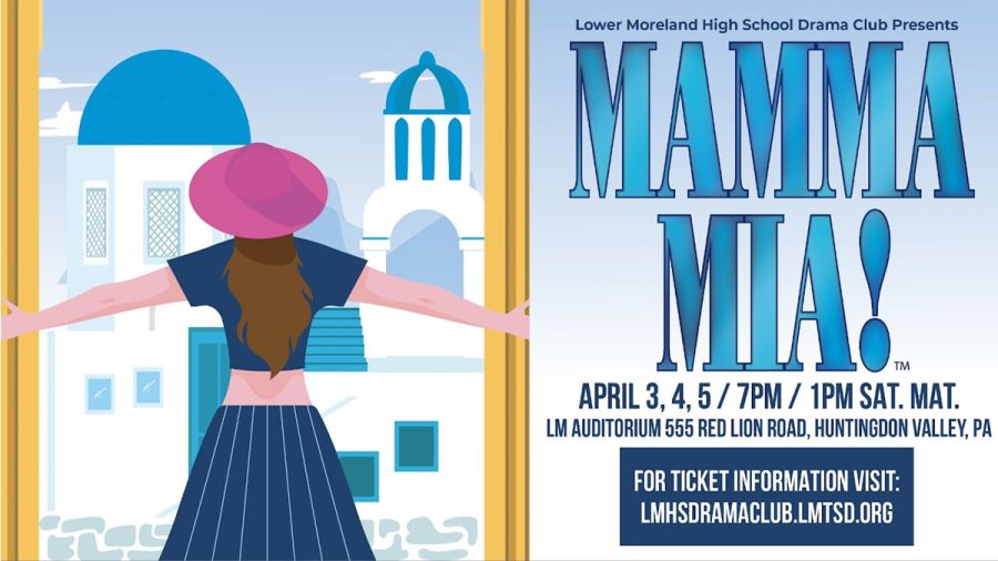 Poster for the Lower Moreland production of Mamma MIa